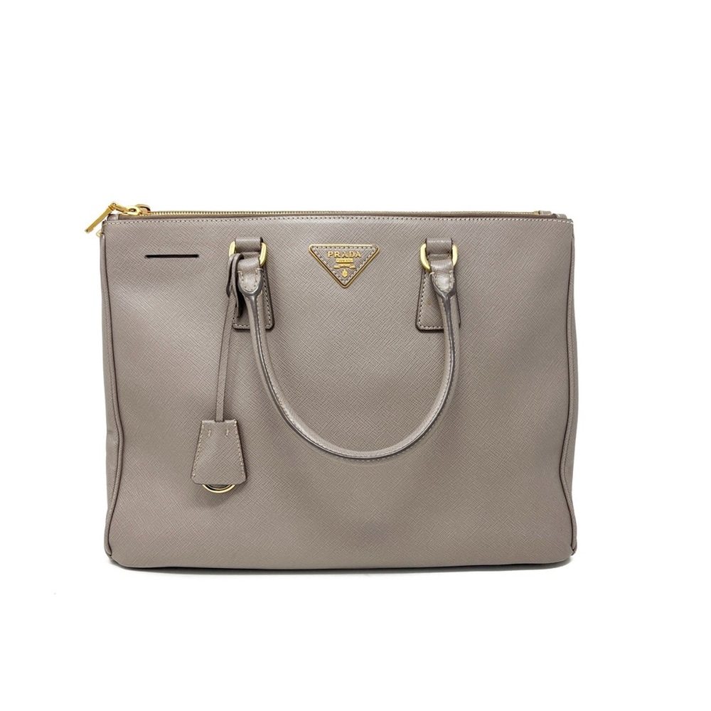 PRADA SAFFIANO DOUBLE ZIP TOTE BAG (AUTHENTIC)